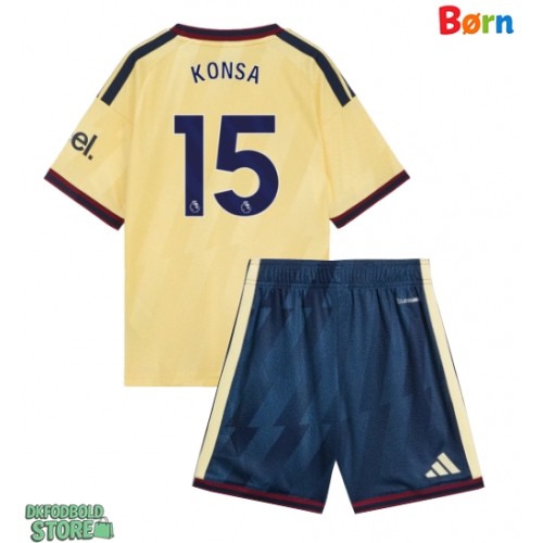 Arsenal Ezri Konsa #15 Replika Babytøj Tredje sæt Børn 2026-27 Kortærmet (+ Korte bukser)